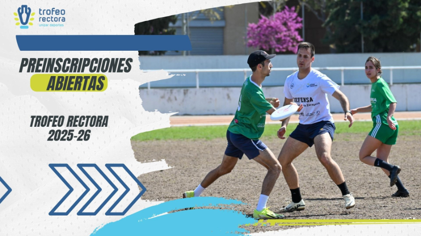 Abierto el plazo de preinscripción en el Trofeo Rectora 2025-2026